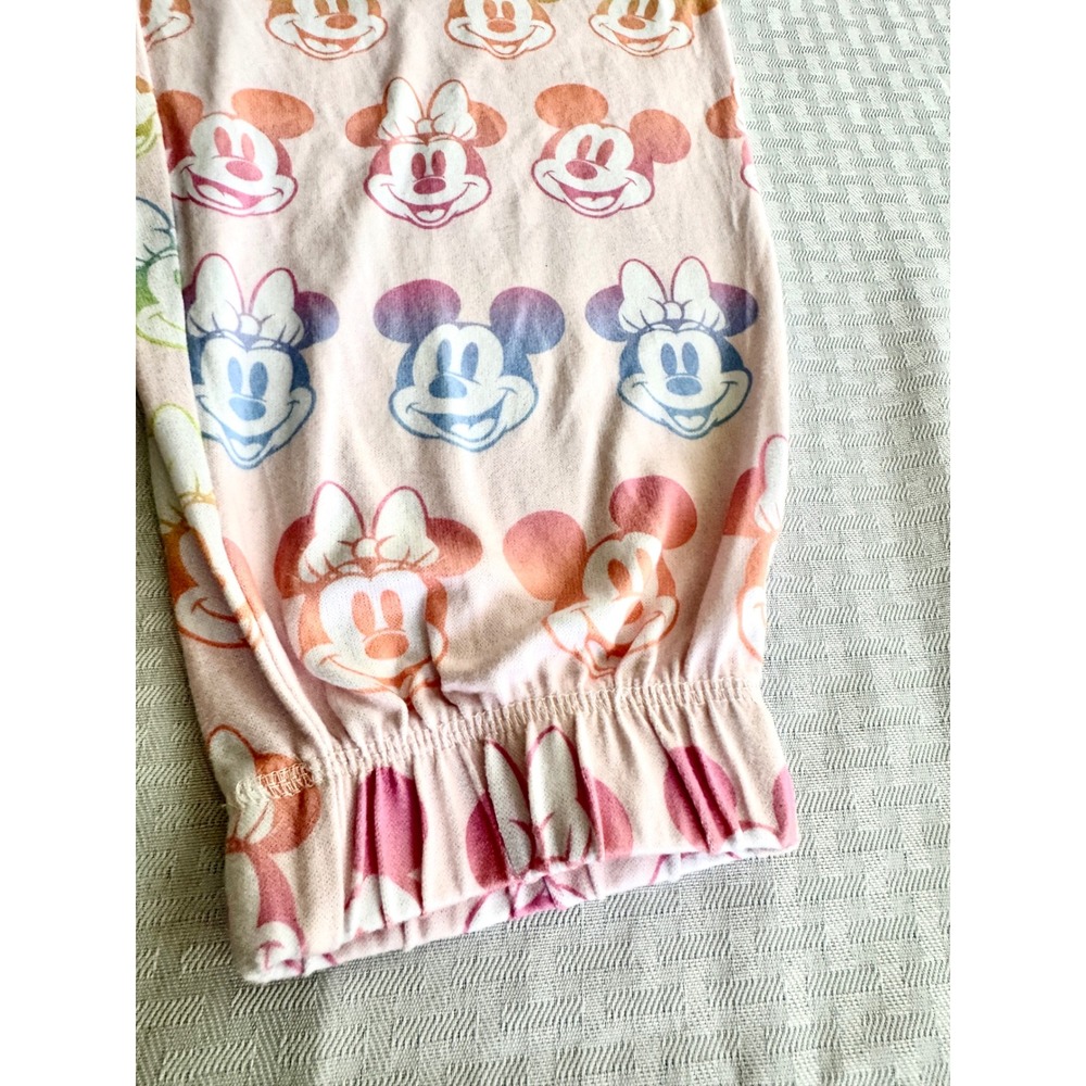 Disney Mickey Minnie Mouse Rainbow Ombre Pink Pajamas Set XXL MK659XSLSC NWT - Picture 13 of 14